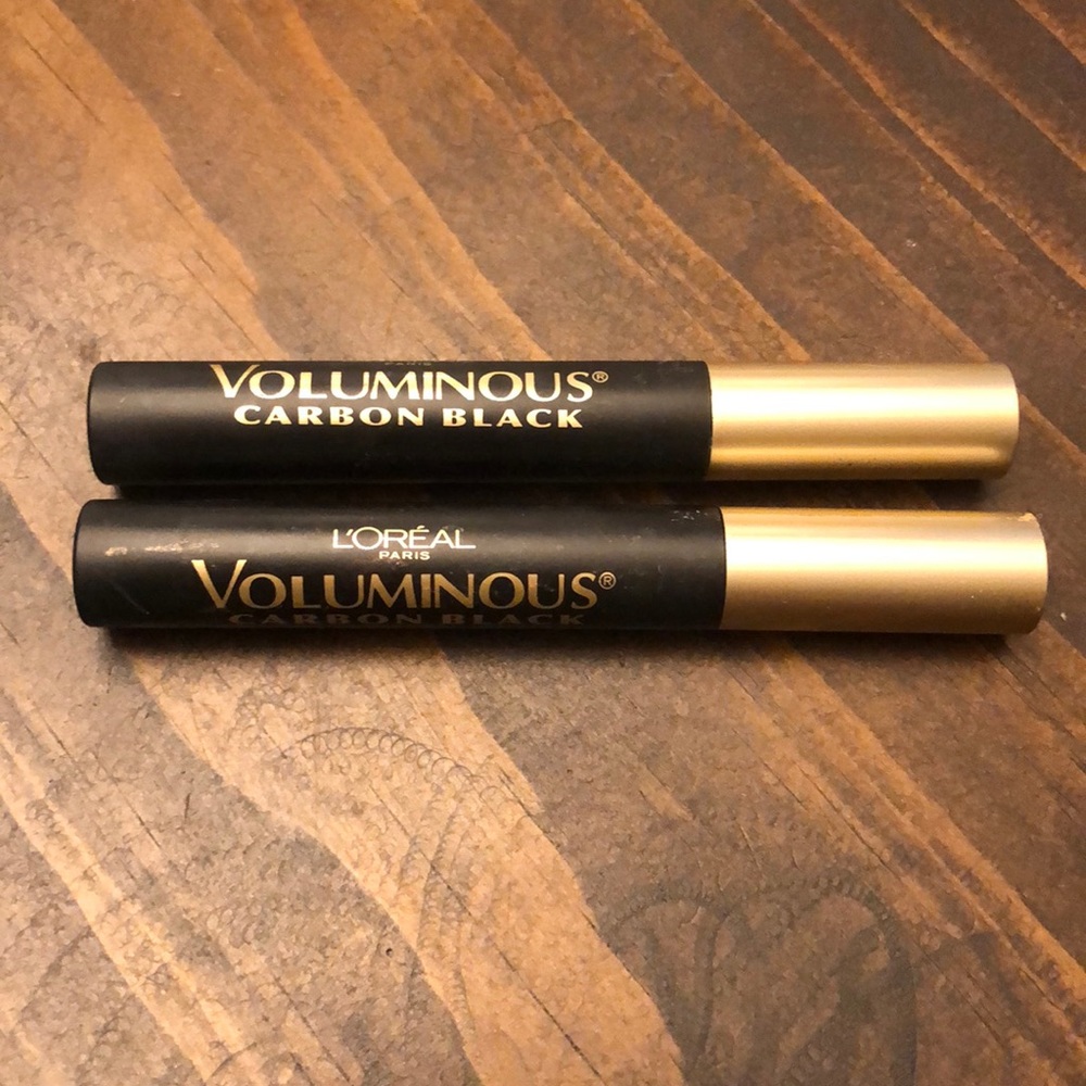 2 New L’oréal Paris Voluminous Carbon Black Mascara